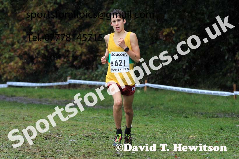 Mens Under-17s 2023 National Cross Country Relays, Berry Hill Park, Mansfield.  Photo: David T. Hewitson/Sports for All Pics